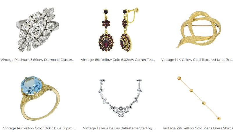 Enticing Allure of Vintage Jewelry Collection Ruby Lane