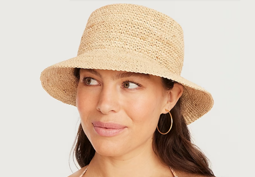 How to Make a Statement with a Bucket Hat For Women JCrew Raffia bucket hat