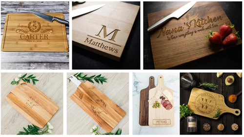 Unique Personalized Gift Ideas For The Girl Of Your Life Personalized Cutting Board- Personalized Cutting Board