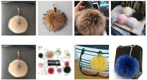 6 Hottest Random Fall Accessories You Can't Resist Faux Fur Keychain Pompoms