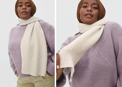 Chunky Scarves: fashion accessories this fall 2023