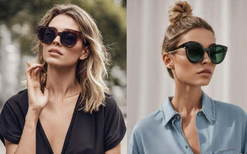 Oversized sunglasses are always on women's accessory trends